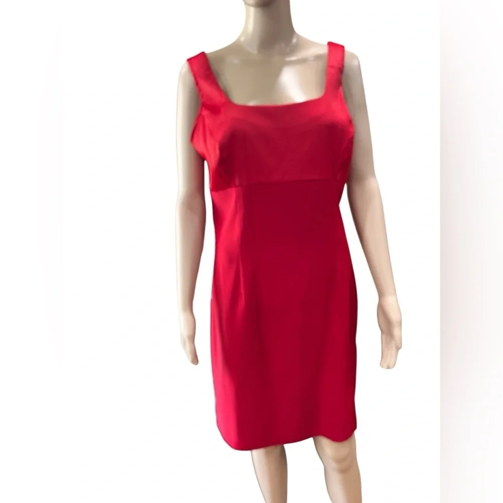 2 piece business lipstick red jacket and dress set vintage woman Suit-L/XL